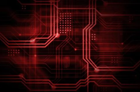 An abstract technological background consisting of a multitude of luminous gu 스톡 일러스트