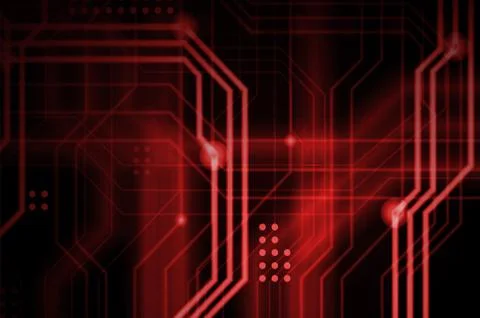 An abstract technological background consisting of a multitude of luminous gu Stock Illustration