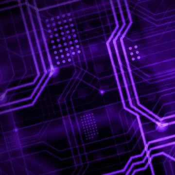 An abstract technological background consisting of a multitude of luminous gu 스톡 일러스트