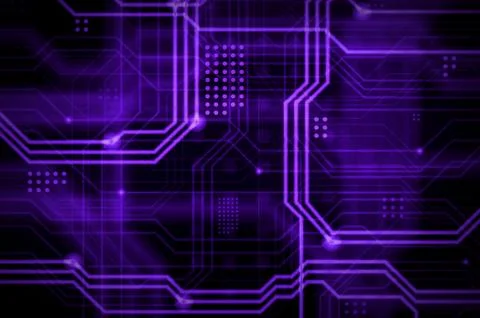 An abstract technological background consisting of a multitude of luminous gu 스톡 일러스트