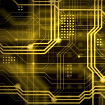 An abstract technological background consisting of a multitude of luminous gu 스톡 일러스트