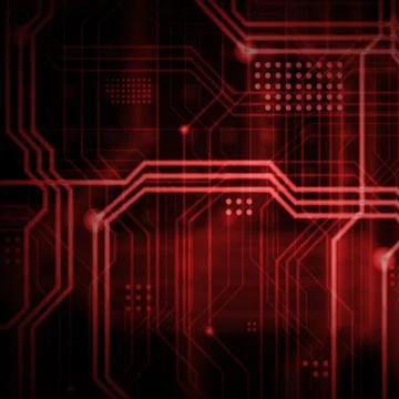 An abstract technological background consisting of a multitude of luminous gu 스톡 일러스트