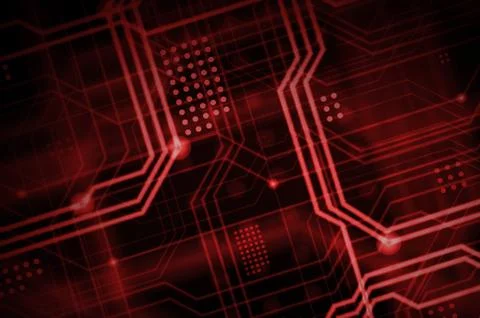 An abstract technological background consisting of a multitude of luminous gu 스톡 일러스트