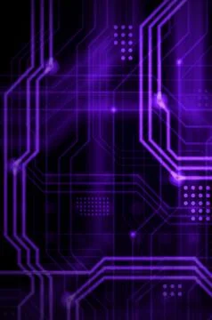 An abstract technological background consisting of a multitude of luminous gu 스톡 일러스트