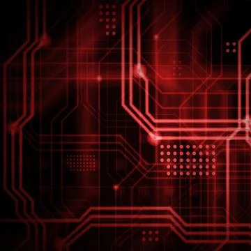 An abstract technological background consisting of a multitude of luminous gu 스톡 일러스트