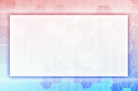 Abstract technological background consisting of a set of hexagons and other g Stock Illustration