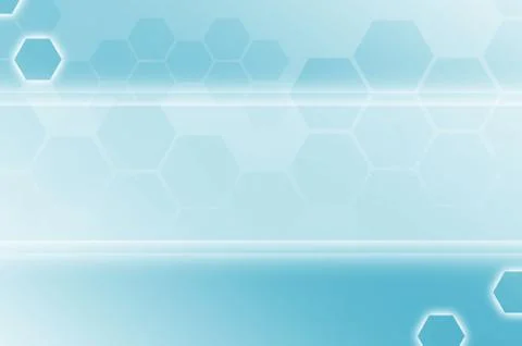 Abstract technological background consisting of a set of hexagons and other g Stock Illustration