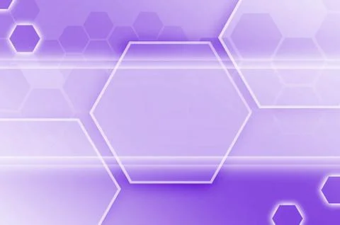 Abstract technological background consisting of a set of hexagons and other g Stock Illustration