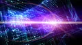 Abstract technological background digital cyberspace loop HD Footage