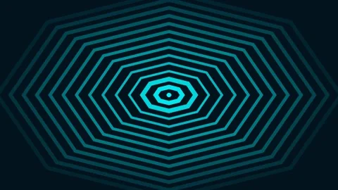 Abstract technological background with dynamic blue wave and geometric ripp.. Stock Footage 343631257
