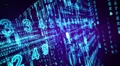 Abstract technological background. HD Footage