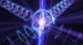 Abstract technological background. HD Footage
