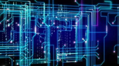 Abstract technological background Video stock 36741532