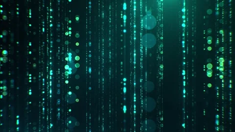 Abstract technological background of green color Video stock 309933511