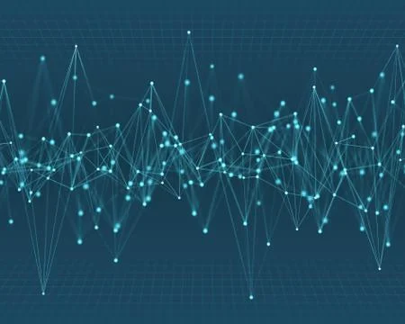 Abstract Technological Background Stock Illustration