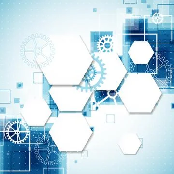Abstract technological background Stock Illustration