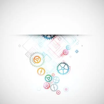 Abstract technological background 스톡 일러스트