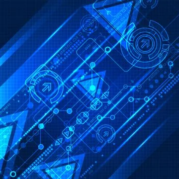 Abstract technological background. Stock Illustration