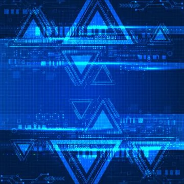 Abstract technological background. Stock Illustration