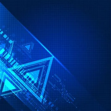 Abstract technological background. Stock Illustration