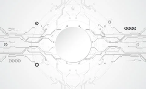 Abstract Technological Background Illustrazione stock