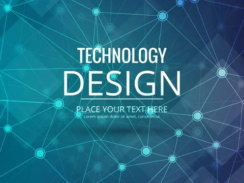 Abstract Technological Background Stock Illustration