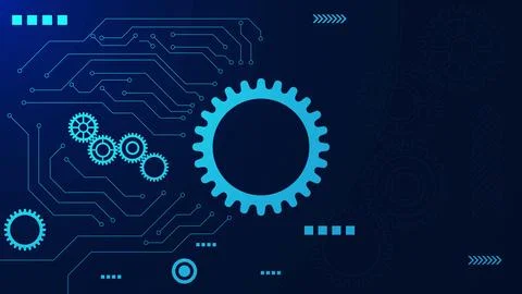 Abstract technological background Stock Illustration