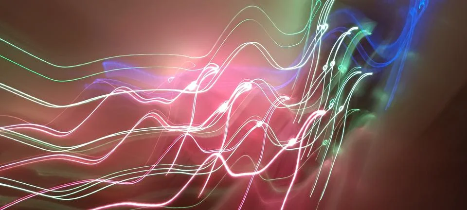 Abstract technological background made of different element printed Foto stock