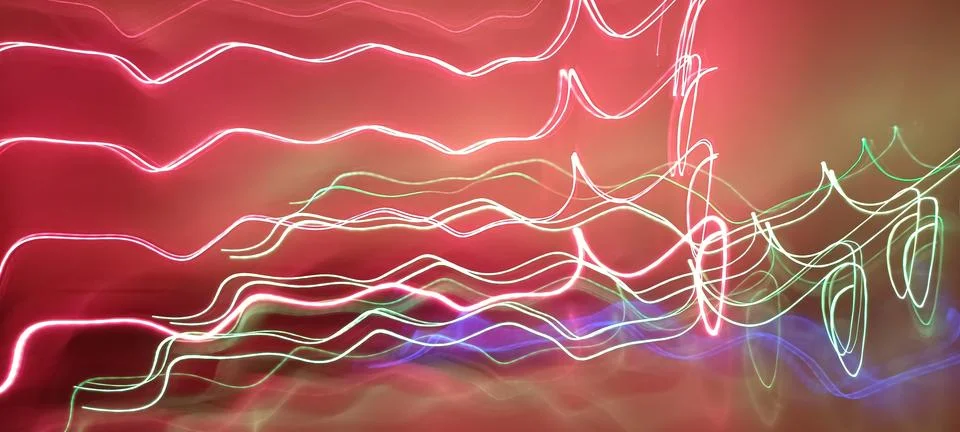 Abstract technological background made of different element printed Foto stock