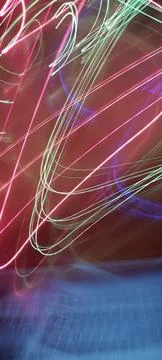 Abstract technological background made of different element printed Stockfoto's