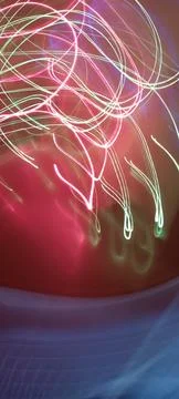 Abstract technological background made of different element printed Foto stock