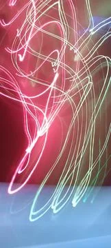 Abstract technological background made of different element printed 库存照片