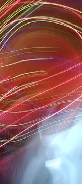 Abstract technological background made of different element printed Foto stock