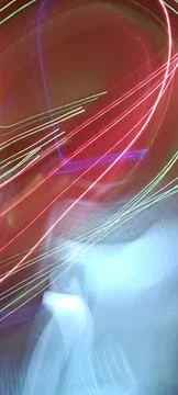 Abstract technological background made of different element printed 库存照片