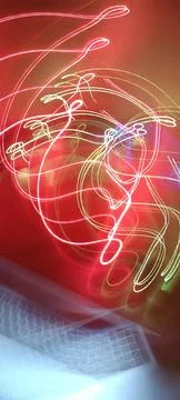 Abstract technological background made of different element printed 库存照片