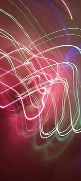 Abstract technological background made of different element printed Foto stock