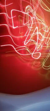 Abstract technological background made of different element printed Foto stock