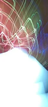 Abstract technological background made of different element printed Stockfoto's