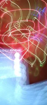 Abstract technological background made of different element printed Foto stock