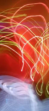 Abstract technological background made of different element printed Foto stock