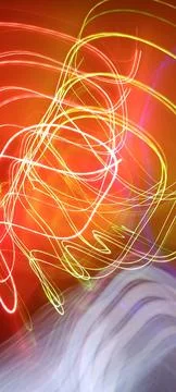 Abstract technological background made of different element printed Foto stock