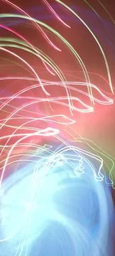 Abstract technological background made of different element printed Stockfoto's