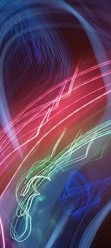 Abstract technological background made of different element printed Stockfoto's