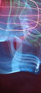 Abstract technological background made of different element printed Foto stock