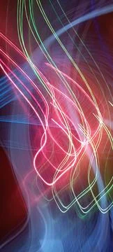 Abstract technological background made of different element printed Foto stock