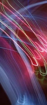 Abstract technological background made of different element printed 库存照片