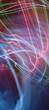 Abstract technological background made of different element printed Stock Photos