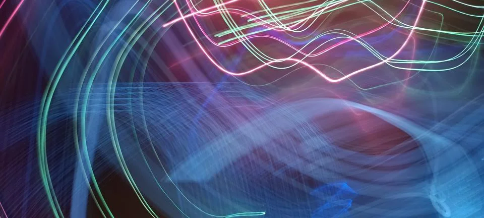 Abstract technological background made of different element printed Stockfoto's