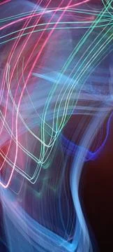 Abstract technological background made of different element printed Foto stock