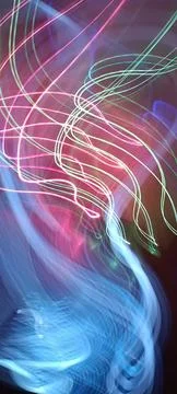 Abstract technological background made of different element printed 库存照片